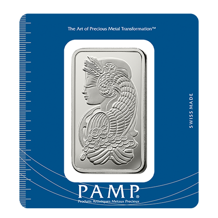 100g Silver Bar | PAMP Fortuna